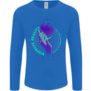 Dissolve Reality Mental Awareness Mens Long Sleeve T-Shirt Royal Blue