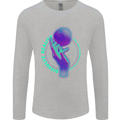 Dissolve Reality Mental Awareness Mens Long Sleeve T-Shirt Sports Grey