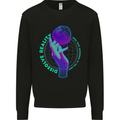 Dissolve Reality Mental Awareness Mens Sweatshirt Jumper Black
