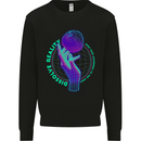 Dissolve Reality Mental Awareness Mens Sweatshirt Jumper Black