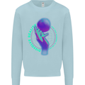 Dissolve Reality Mental Awareness Mens Sweatshirt Jumper Light Blue