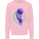 Dissolve Reality Mental Awareness Mens Sweatshirt Jumper Light Pink