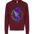 Dissolve Reality Mental Awareness Mens Sweatshirt Jumper Maroon