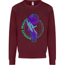 Dissolve Reality Mental Awareness Mens Sweatshirt Jumper Maroon