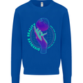 Dissolve Reality Mental Awareness Mens Sweatshirt Jumper Royal Blue