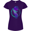 Dissolve Reality Mental Awareness Womens Petite Cut T-Shirt Purple