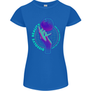 Dissolve Reality Mental Awareness Womens Petite Cut T-Shirt Royal Blue