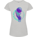 Dissolve Reality Mental Awareness Womens Petite Cut T-Shirt Sports Grey