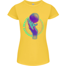 Dissolve Reality Mental Awareness Womens Petite Cut T-Shirt Yellow