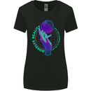 Dissolve Reality Mental Awareness Womens Wider Cut T-Shirt Black