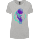Dissolve Reality Mental Awareness Womens Wider Cut T-Shirt Sports Grey