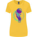 Dissolve Reality Mental Awareness Womens Wider Cut T-Shirt Yellow