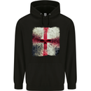 Dissolving England Flag St. George's Skull Childrens Kids Hoodie Black