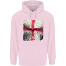 Dissolving England Flag St. George's Skull Childrens Kids Hoodie Light Pink