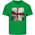 Dissolving England Flag St. George's Skull Kids T-Shirt Childrens Irish Green