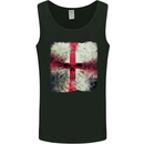 Dissolving England Flag St. George's Skull Mens Vest Tank Top Black