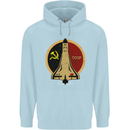 Distressed CCCP Shuttle Childrens Kids Hoodie Light Blue