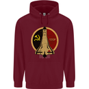 Distressed CCCP Shuttle Childrens Kids Hoodie Maroon