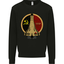 Distressed CCCP Shuttle Kids Sweatshirt Jumper Black