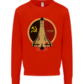 Distressed CCCP Shuttle Kids Sweatshirt Jumper Bright Red