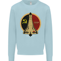 Distressed CCCP Shuttle Kids Sweatshirt Jumper Light Blue