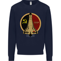 Distressed CCCP Shuttle Kids Sweatshirt Jumper Navy Blue