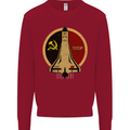 Distressed CCCP Shuttle Kids Sweatshirt Jumper Red