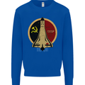 Distressed CCCP Shuttle Kids Sweatshirt Jumper Royal Blue
