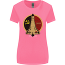 Distressed CCCP Shuttle Womens Wider Cut T-Shirt Azalea