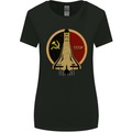 Distressed CCCP Shuttle Womens Wider Cut T-Shirt Black