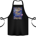 Diver Same Planet Different World Cotton Apron 100% Organic Black