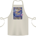 Diver Same Planet Different World Cotton Apron 100% Organic Natural