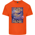 Diver Same Planet Different World Kids T-Shirt Childrens Orange