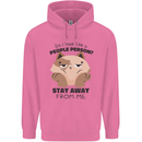 Do I Look Like a People Person Funny Cat Childrens Kids Hoodie Azalea