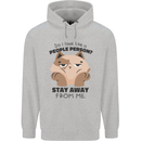 Do I Look Like a People Person Funny Cat Childrens Kids Hoodie Sports Grey