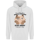 Do I Look Like a People Person Funny Cat Childrens Kids Hoodie White