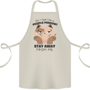 Do I Look Like a People Person Funny Cat Cotton Apron 100% Organic Natural