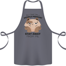 Do I Look Like a People Person Funny Cat Cotton Apron 100% Organic Steel