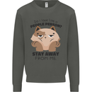 Do I Look Like a People Person Funny Cat Kids Sweatshirt Jumper Storm Grey
