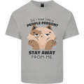 Do I Look Like a People Person Funny Cat Kids T-Shirt Childrens Sports Grey