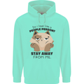 Do I Look Like a People Person Funny Cat Mens 80% Cotton Hoodie Peppermint
