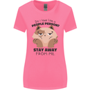 Do I Look Like a People Person Funny Cat Womens Wider Cut T-Shirt Azalea