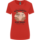 Do I Look Like a People Person Funny Cat Womens Wider Cut T-Shirt Red
