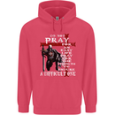 Do Not Pray Knights Templar St Georges Day Childrens Kids Hoodie Heliconia