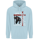 Do Not Pray Knights Templar St Georges Day Childrens Kids Hoodie Light Blue