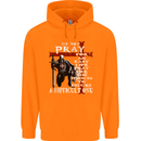 Do Not Pray Knights Templar St Georges Day Childrens Kids Hoodie Orange