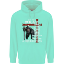 Do Not Pray Knights Templar St Georges Day Childrens Kids Hoodie Peppermint