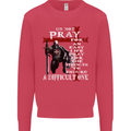 Do Not Pray Knights Templar St Georges Day Kids Sweatshirt Jumper Heliconia