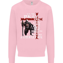 Do Not Pray Knights Templar St Georges Day Kids Sweatshirt Jumper Light Pink