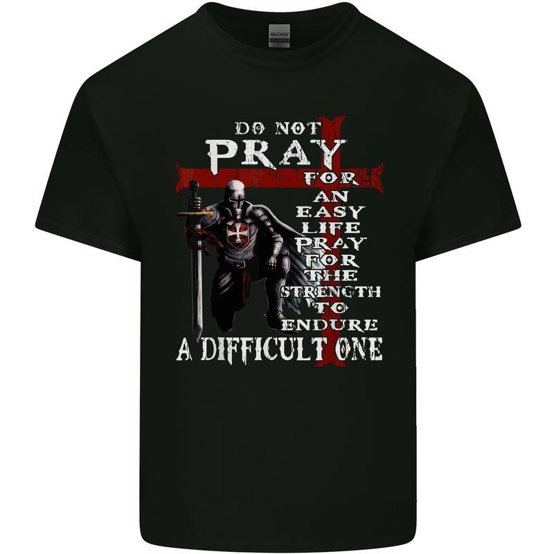 Do Not Pray Knights Templar St Georges Day Kids T-Shirt Childrens Black